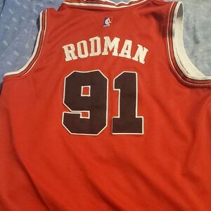 Nba Chicago Bulls Dennis Rodman Vintage Jersey....